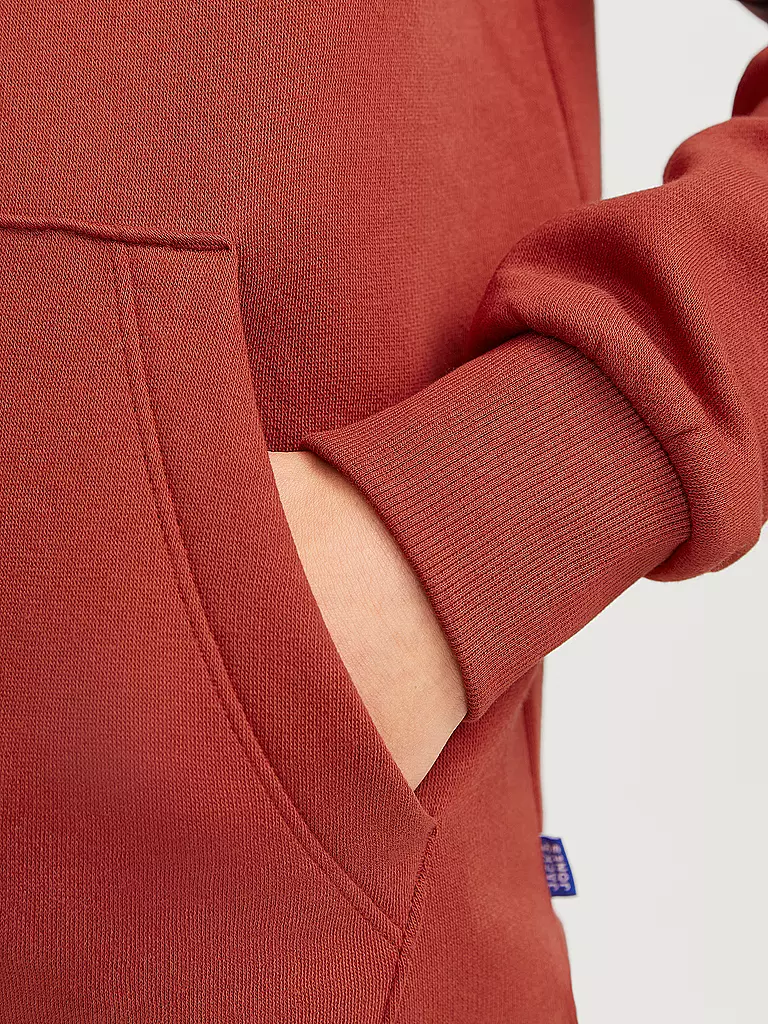 JACK & JONES Jungen Kapuzensweater - Hoodie JJELOGO rot