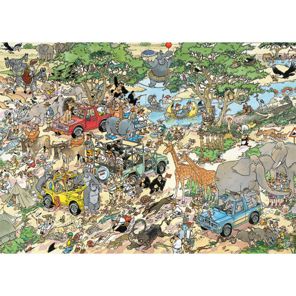 Jan Van Haasteren Puzzel Safari & Storm - 2 x 1000 stukjes2 stuks