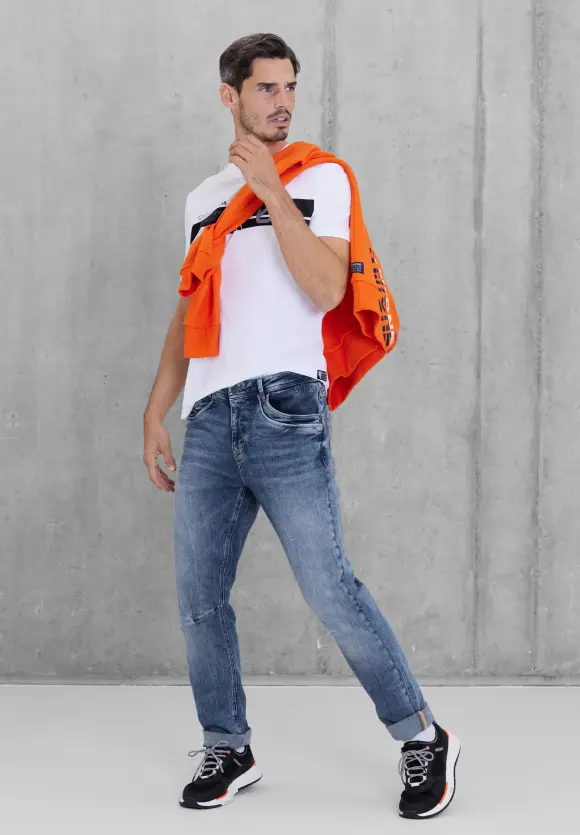 Regular Fit Jeans - real blue heavy random wash
