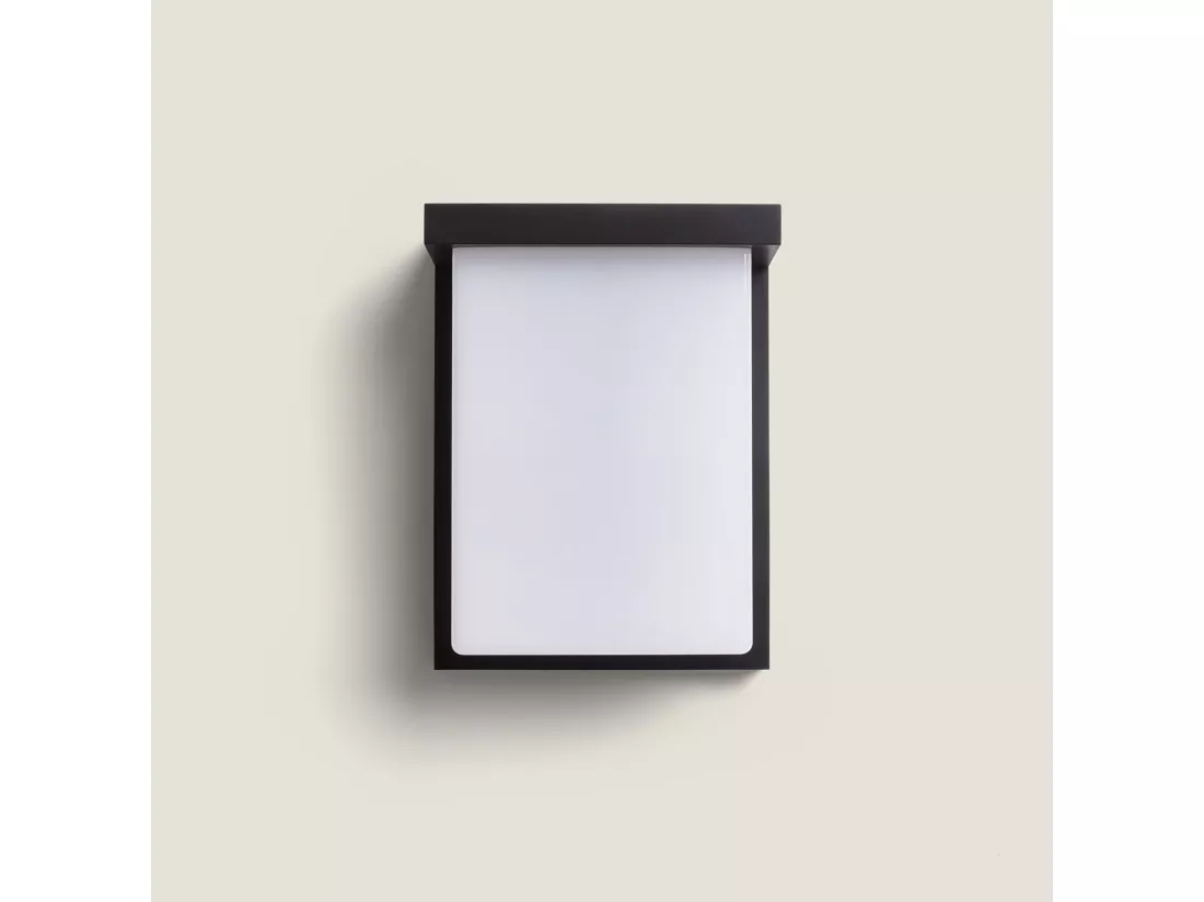 Applique Murale LED Extérieur Aluminium 16W Tyron 4000K Noir Blanc neutre