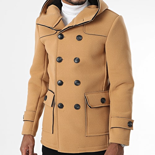 Manteau Capuche Camel