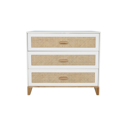 Chambre DUO Lit 60x120 Commode NAMI Neige - THEO