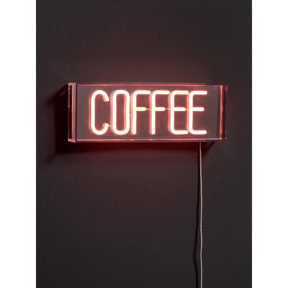 Wandlamp Neon Coffee