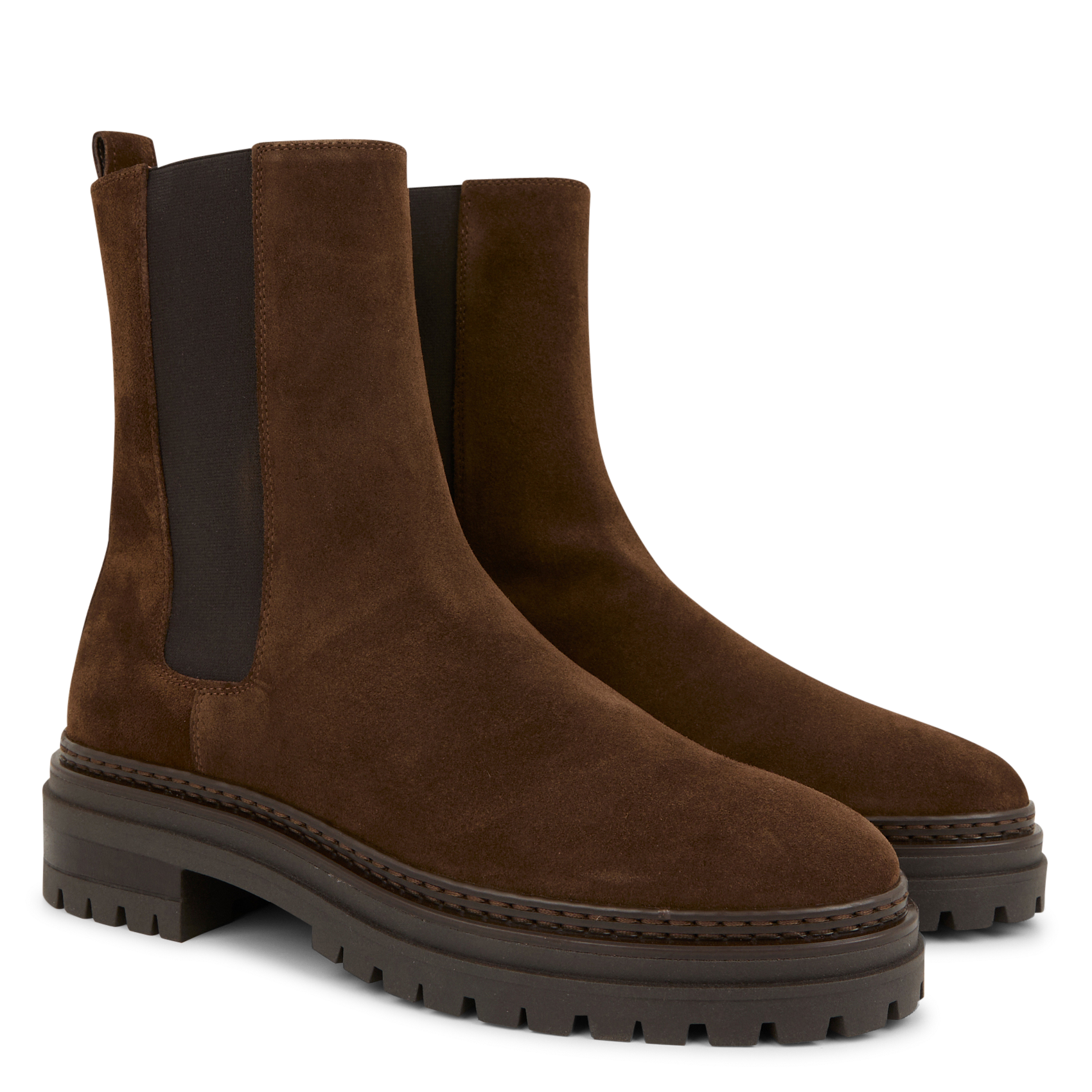 CLOVER - Bottines en cuir | Marron