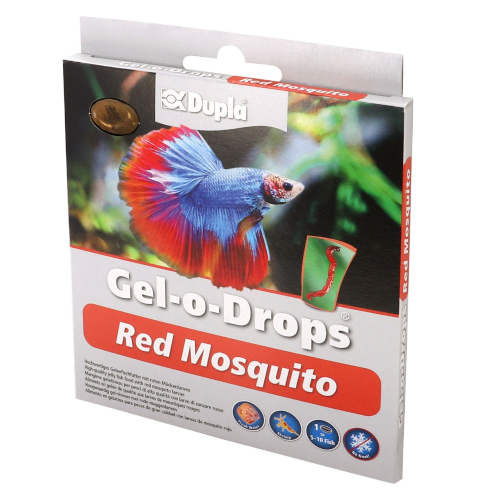 Dupla Zierfischfutter Gel-o-Drops White Mosquito + Red Mosquito