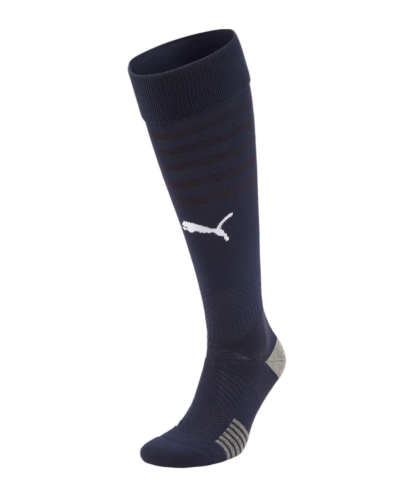 PUMA teamFINAL Strumpfstutzen Dunkelblau Weiss F06