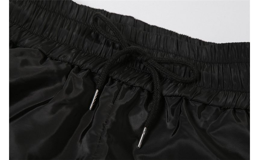 Sugarcoat - Trekkoord taille effen gerimpelde wijde joggingbroek