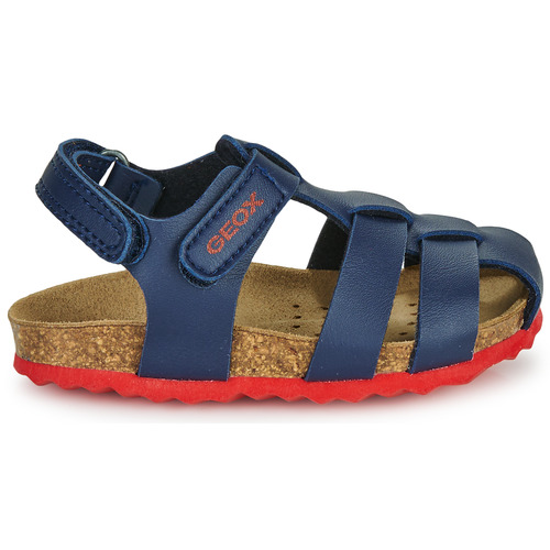 Geox - B SANDAL CHALKI BOY - Marine / Rouge
