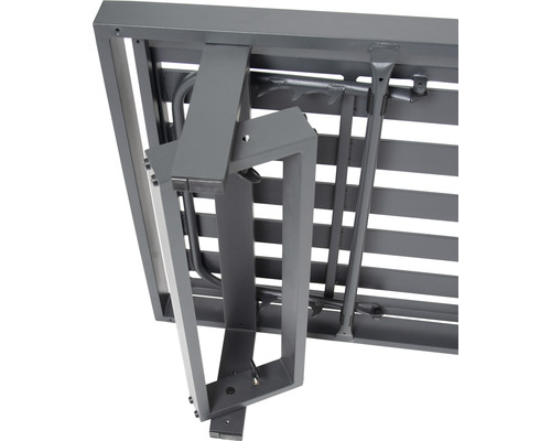Tuinmeubelset loungeset bellavista 5-zits bestaande uit: driezitsbank, tafel inclusief kussens, aluminium antraciet