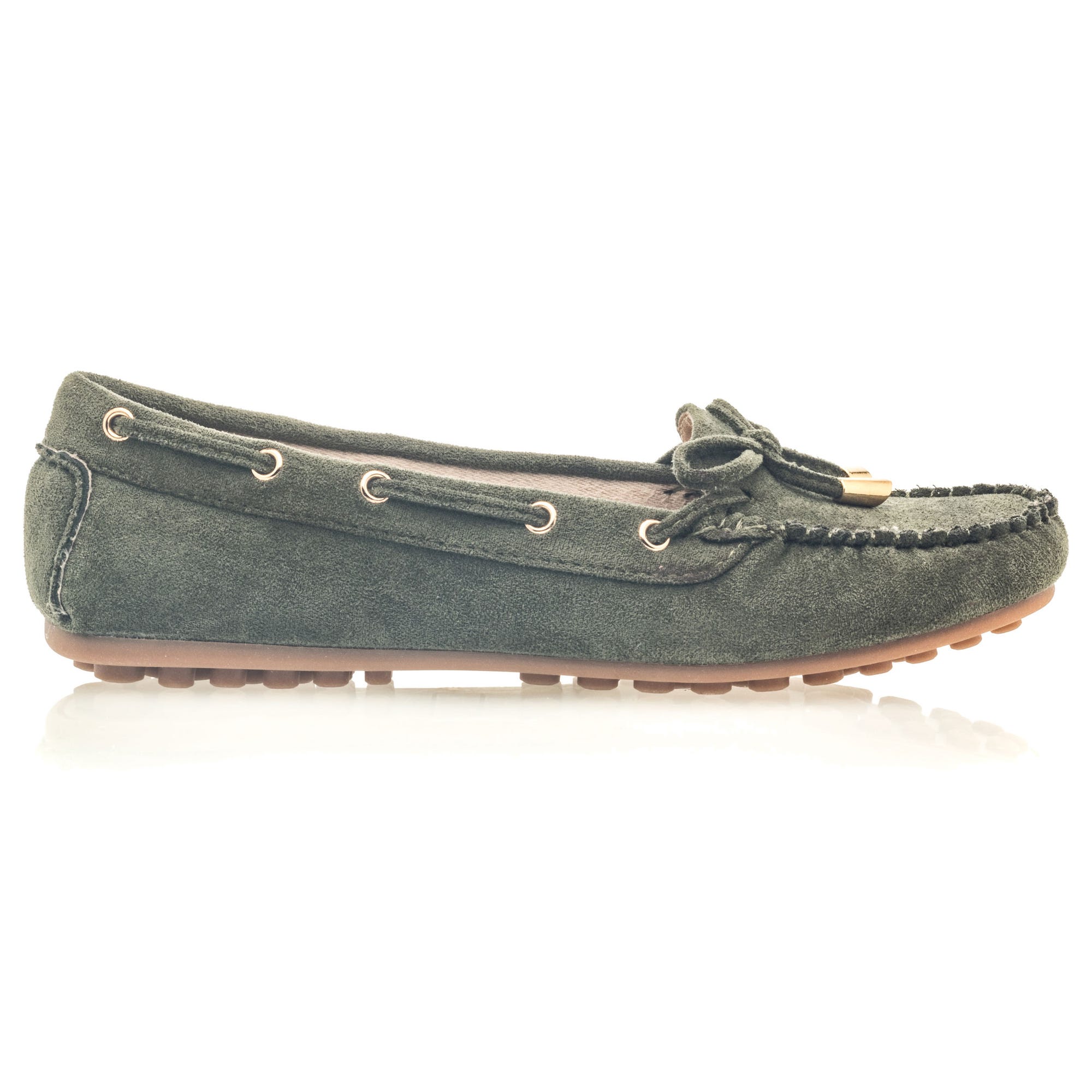 Mocassins Femme kaki