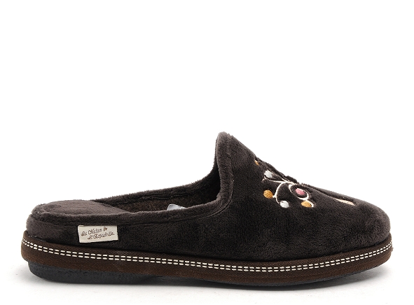 La maison de l espadrille chaussons femme 6813 5 marron