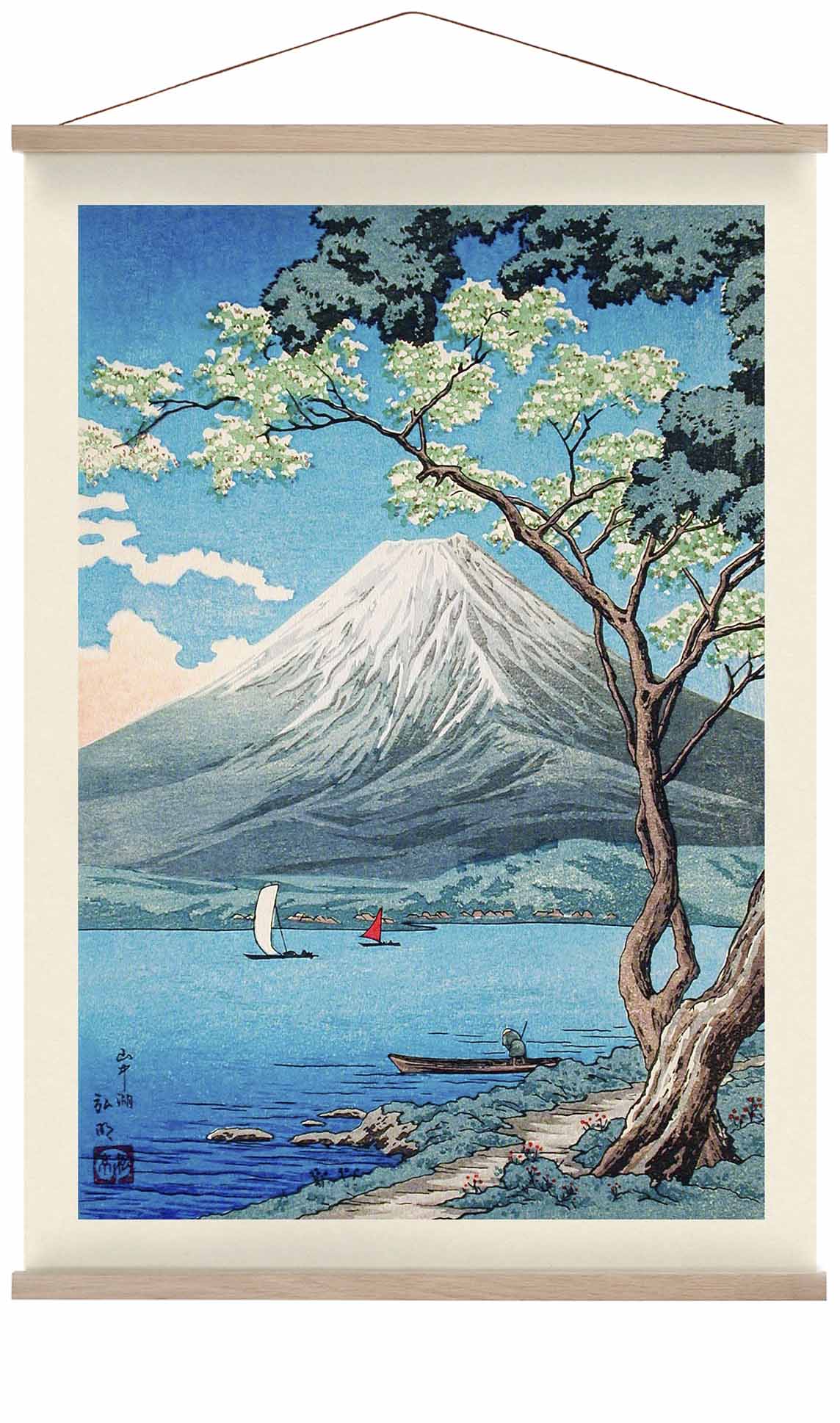 Der Berg Fuji vom Yamanaka-See aus von Takahashi Shōtei