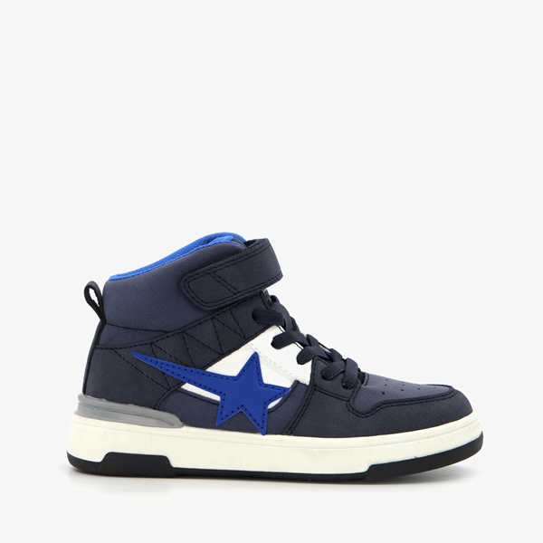 Blue Box hoge jongens sneakers blauw