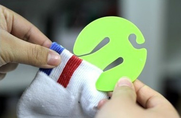 (10er Set) Ø68mm Socken Klammern Strümpfe Clips Socken Trockner Aufhänger - Assortiert