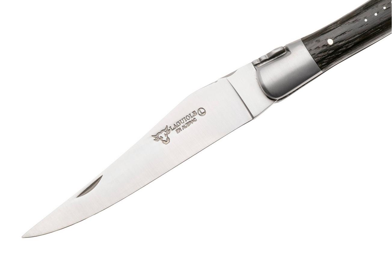 Laguiole en Aubrac Bogwood, Matt Bolster, zakmes, 12 cm