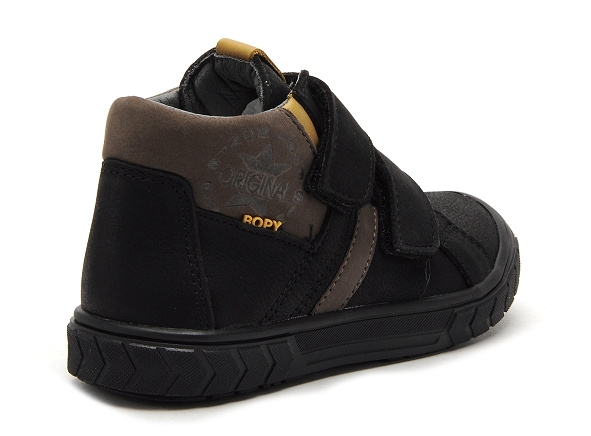 Bopy boots bottine enfant voltaire noir