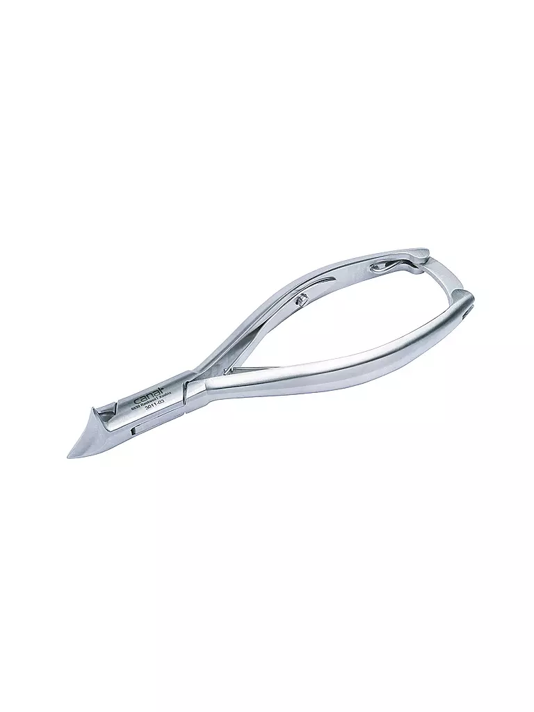 CANAL Kopfschneider zwei Spitzen rostfrei 140mm durchgesteckt 3011-03 silber