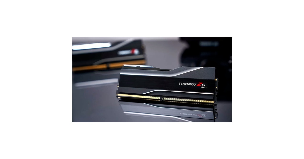 G.Skill64 GB DDR5-6000 Kit werkgeheugen  (Zwart, F5-6000J3040G32GX2-T, Trident Z5 NEO, AMD EXPO)