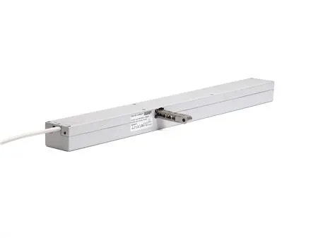 WINDOWMASTER Kædemotor WMU 952-1G 0400S, max. 0,45A, singlemotor med 400 mm vandring, 500 N, 230 VAC, elokseret aluminium. Mål 42x57x605 mm.