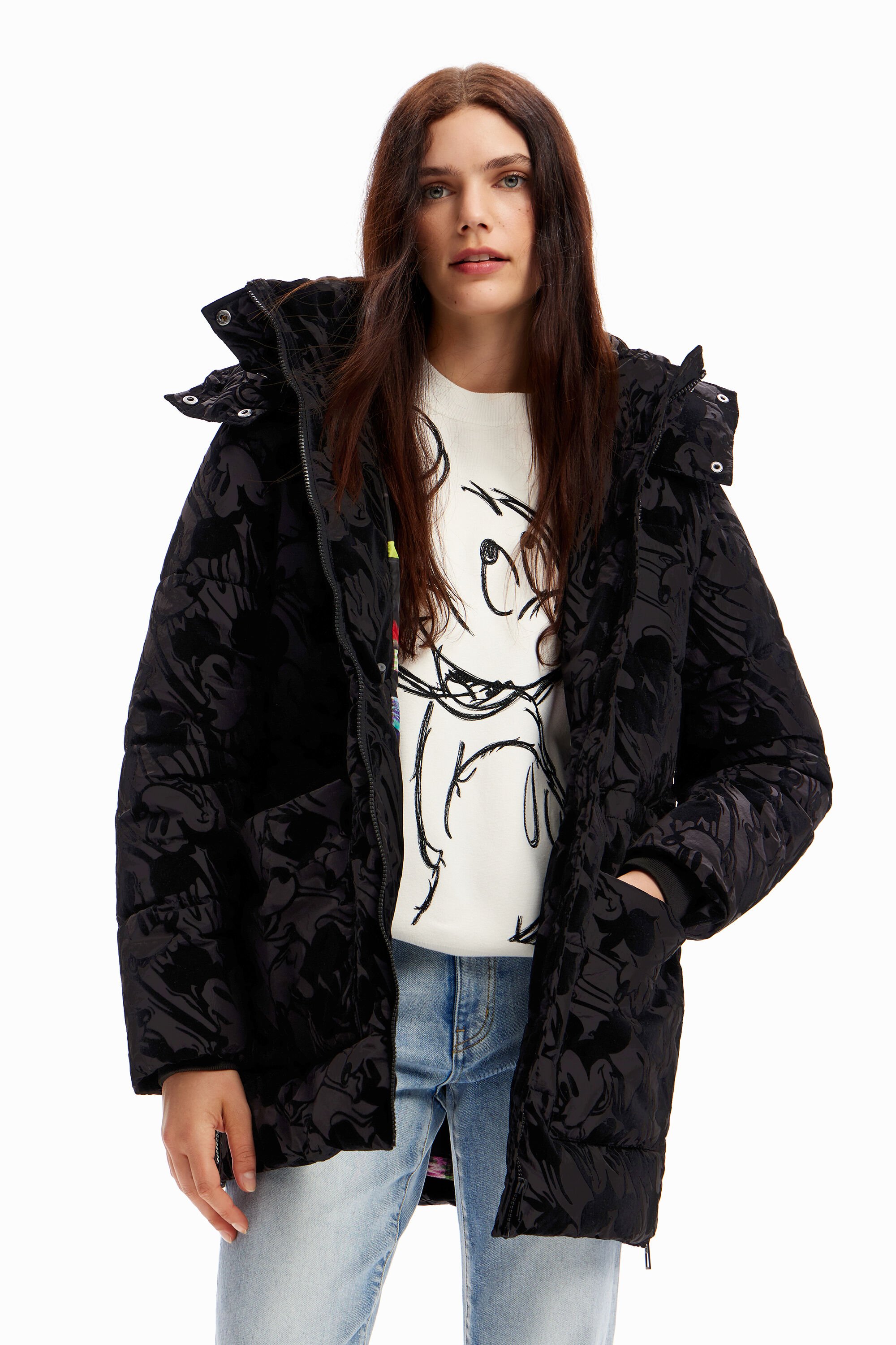 Manteau matelassé Mickey Mouse