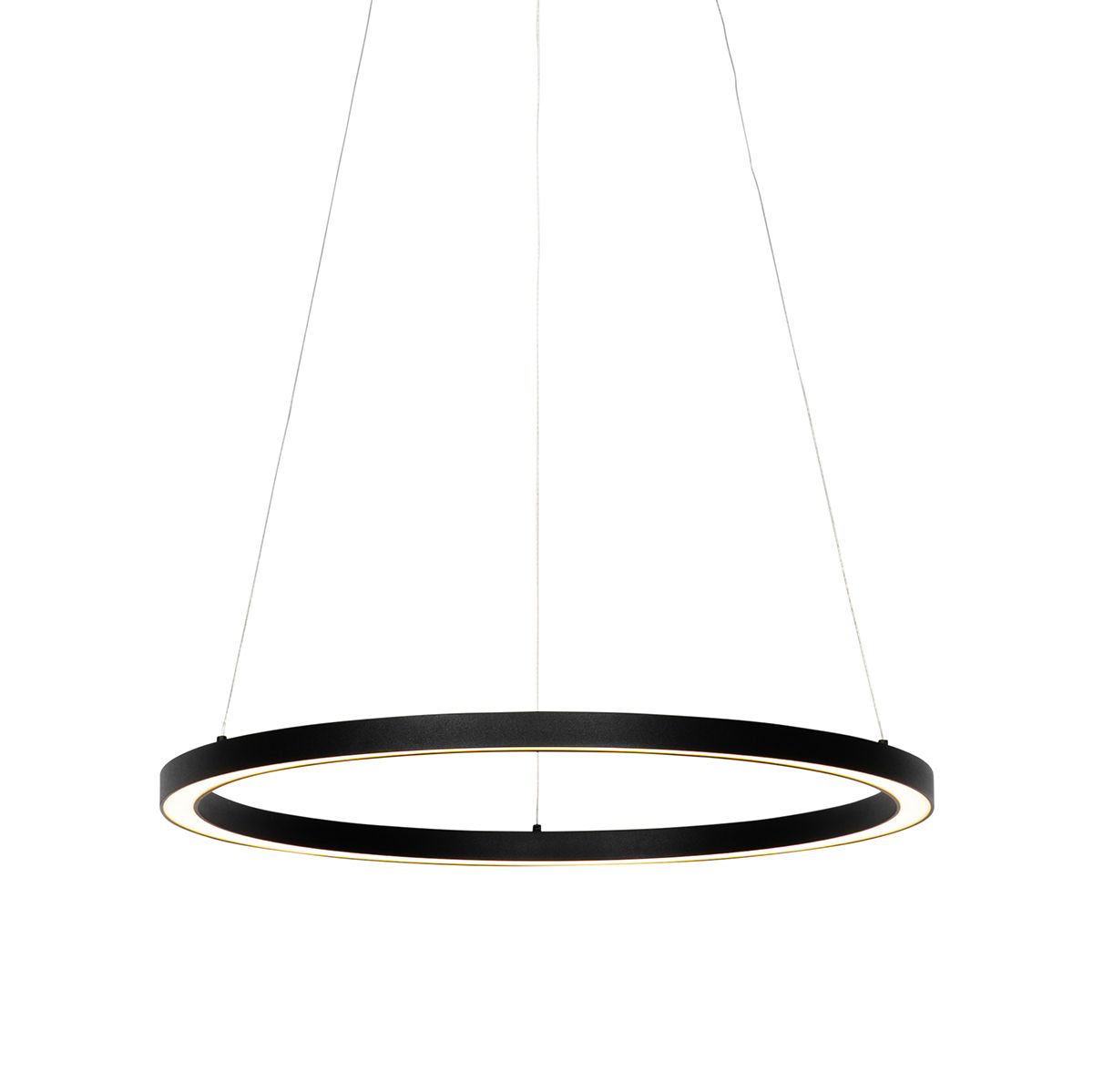 Hanglamp zwart 60 cm incl. LED 3-staps dimbaar - Girello