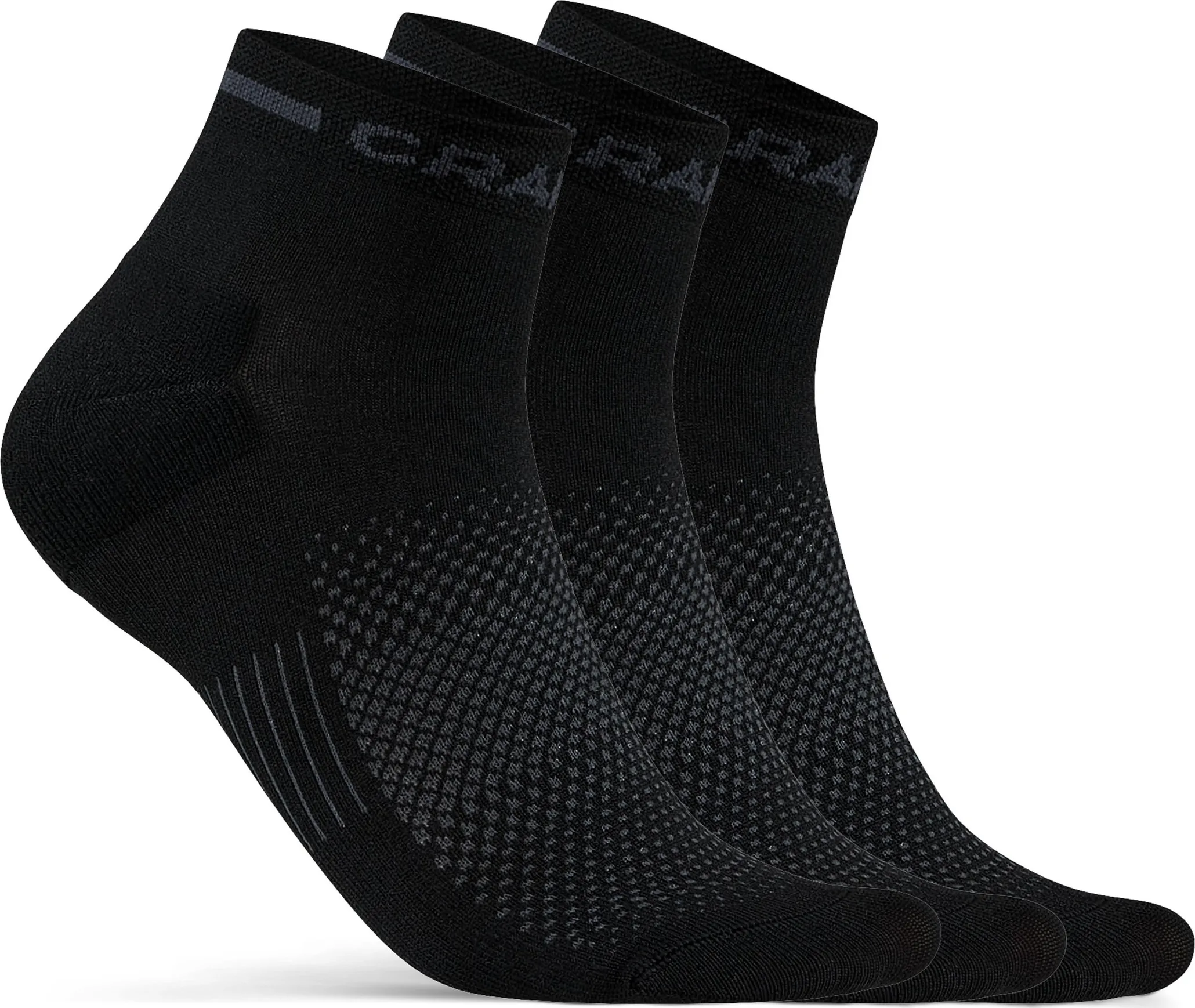 Craft Core Dry Mid Sock 3-pack Black
