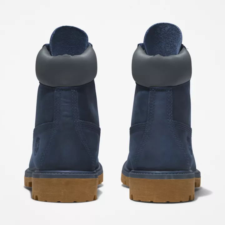 Bottine Timberland Premium de 6 polegadas para homem e azul marinho