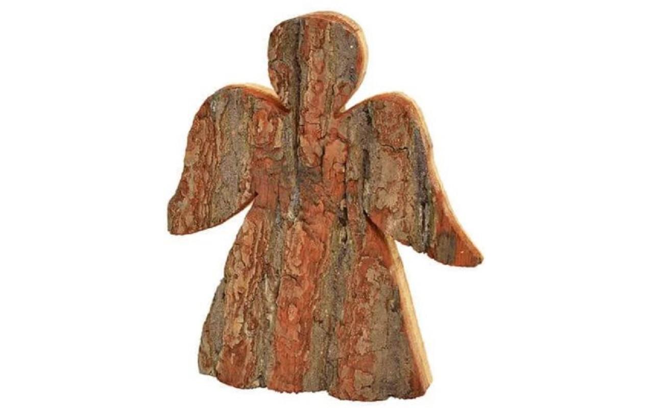 Deko EngelEngelfigur aus Rinde
