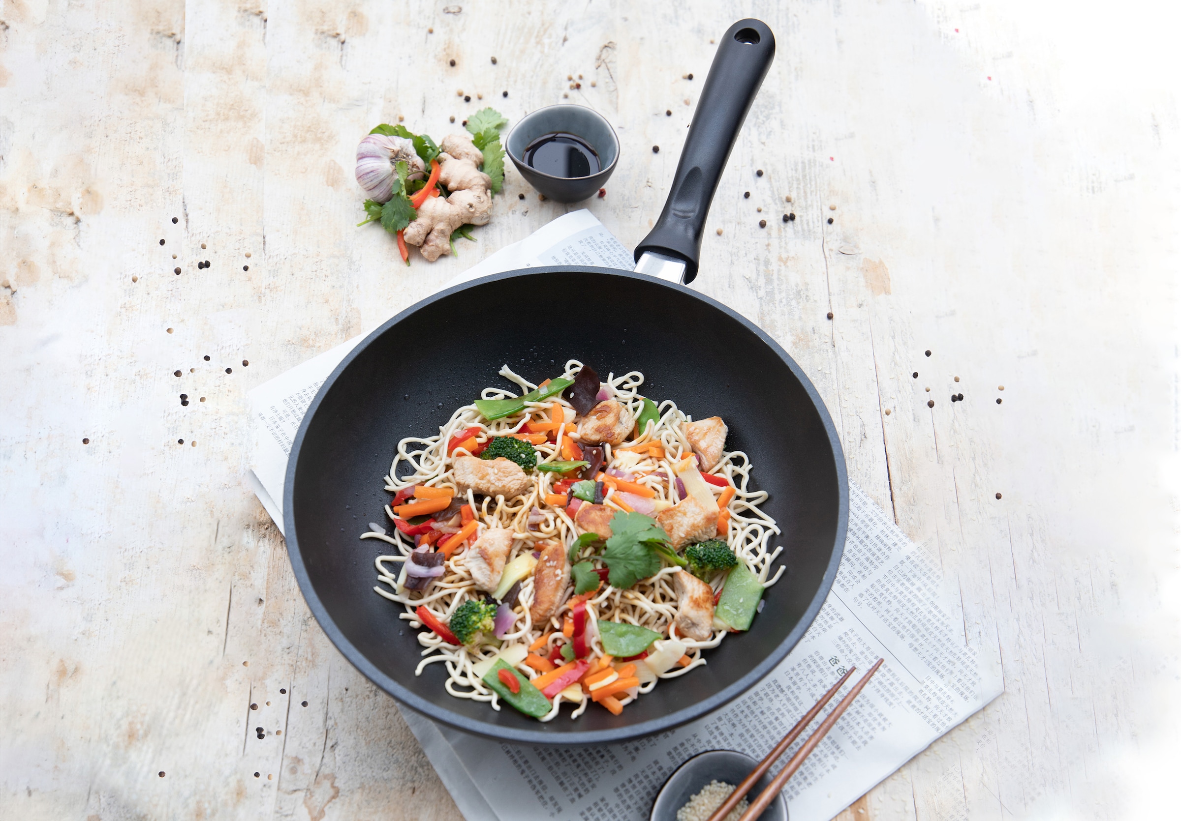 Elo Wok »Alucast« Aluminiumguss 1 Stk. tlg. Induktion, Ø 28 cm