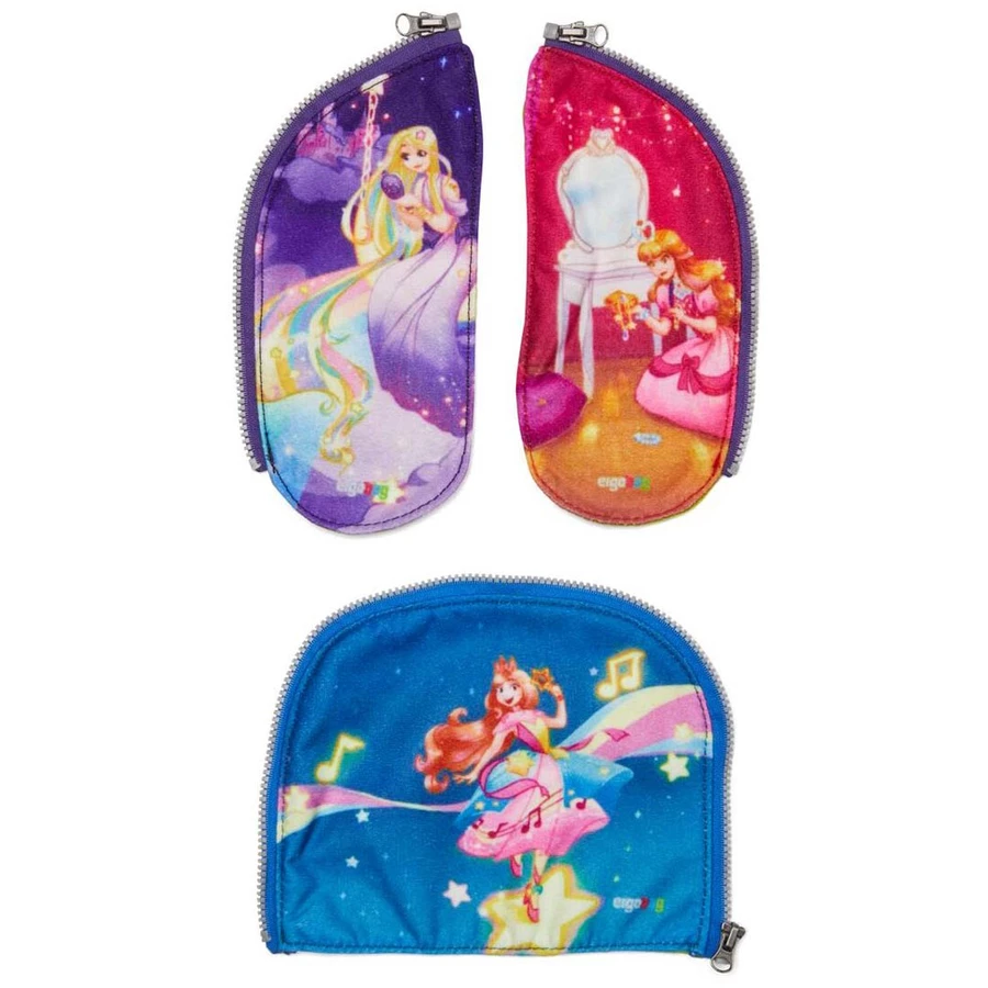 Ergobag Zubehör - Sei­ten­ta­schen-Zip­set 3tlg. Prinzessin