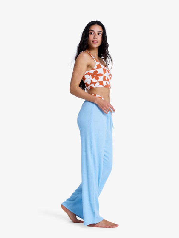 Nazare Surf Spot Pantalon léger Bleu Femme