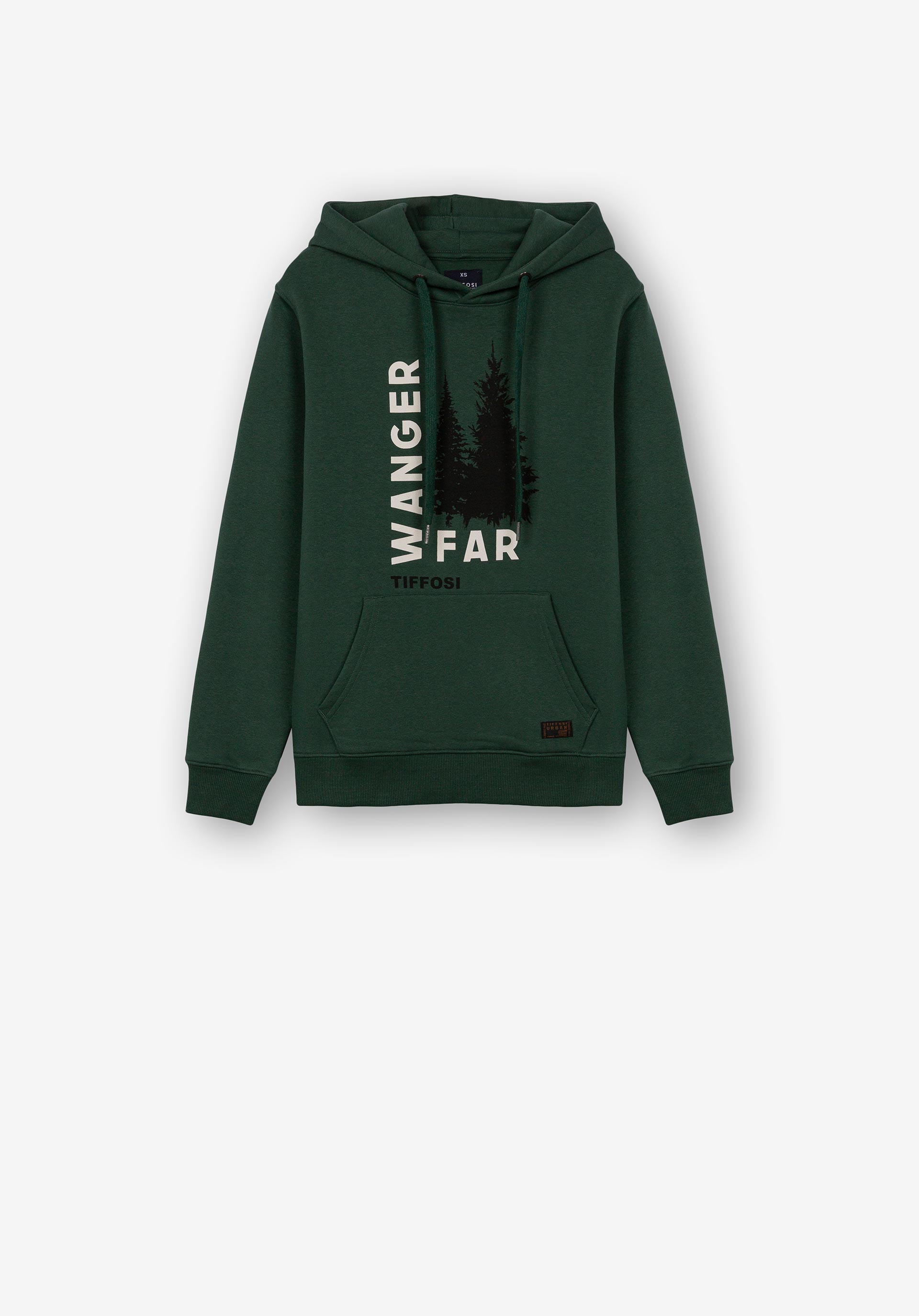 Hoodie com Estampado Frontal