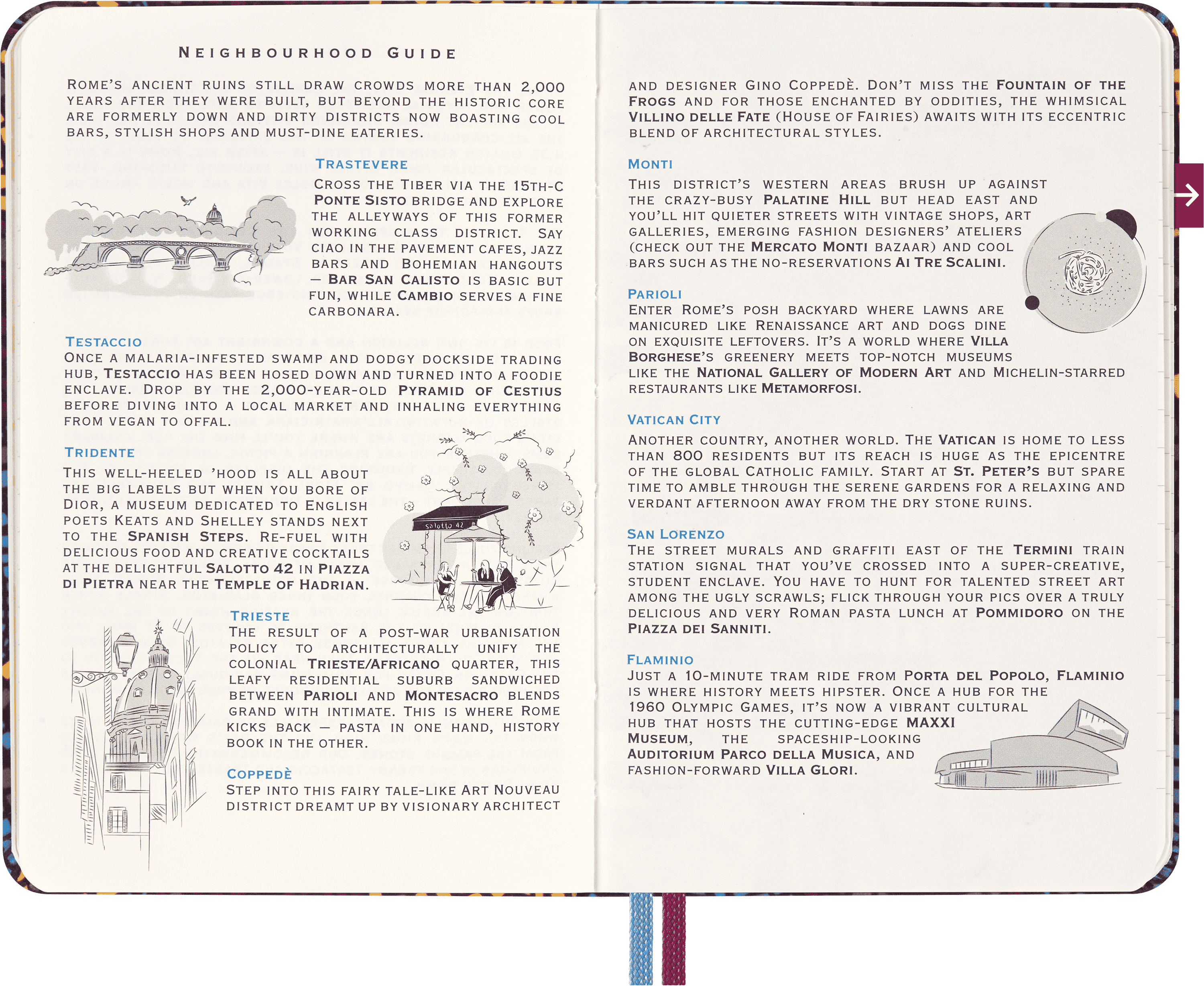 Rome Travel Guide LUXE x Moleskine Rome City Notebook, Hard Cover
