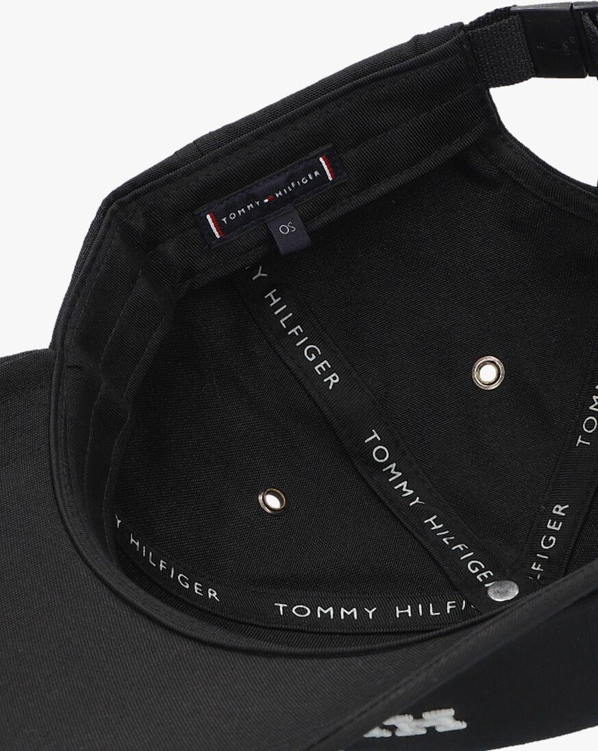 TOMMY HILFIGER zwarte tommy hilfiger pet hilfiger cap
