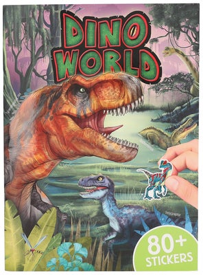 Dino World Hobbybok med Puffy Klistremerker