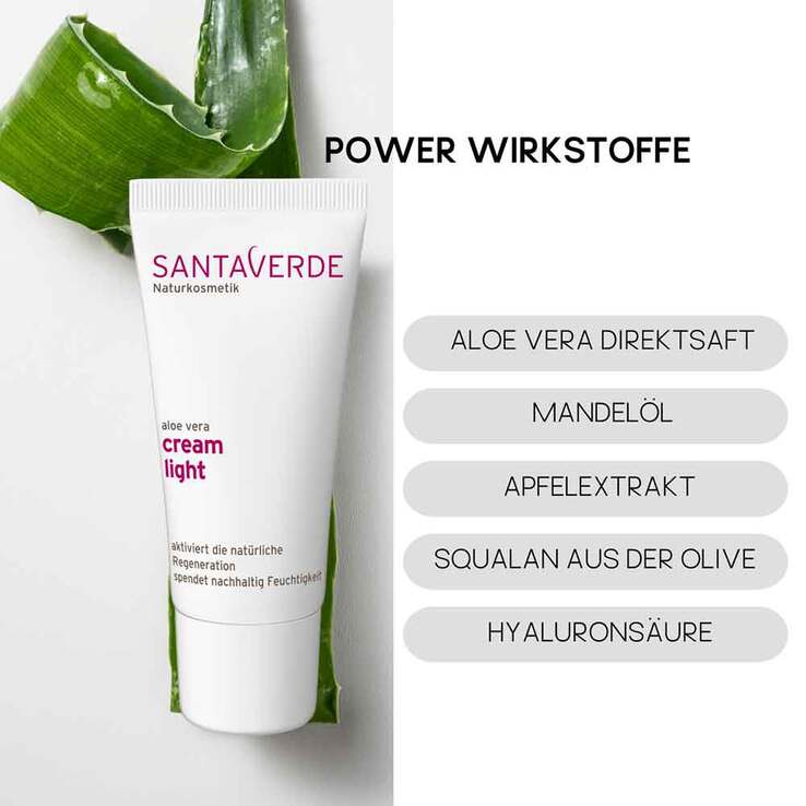 Aloe Vera creme light, 30 ml