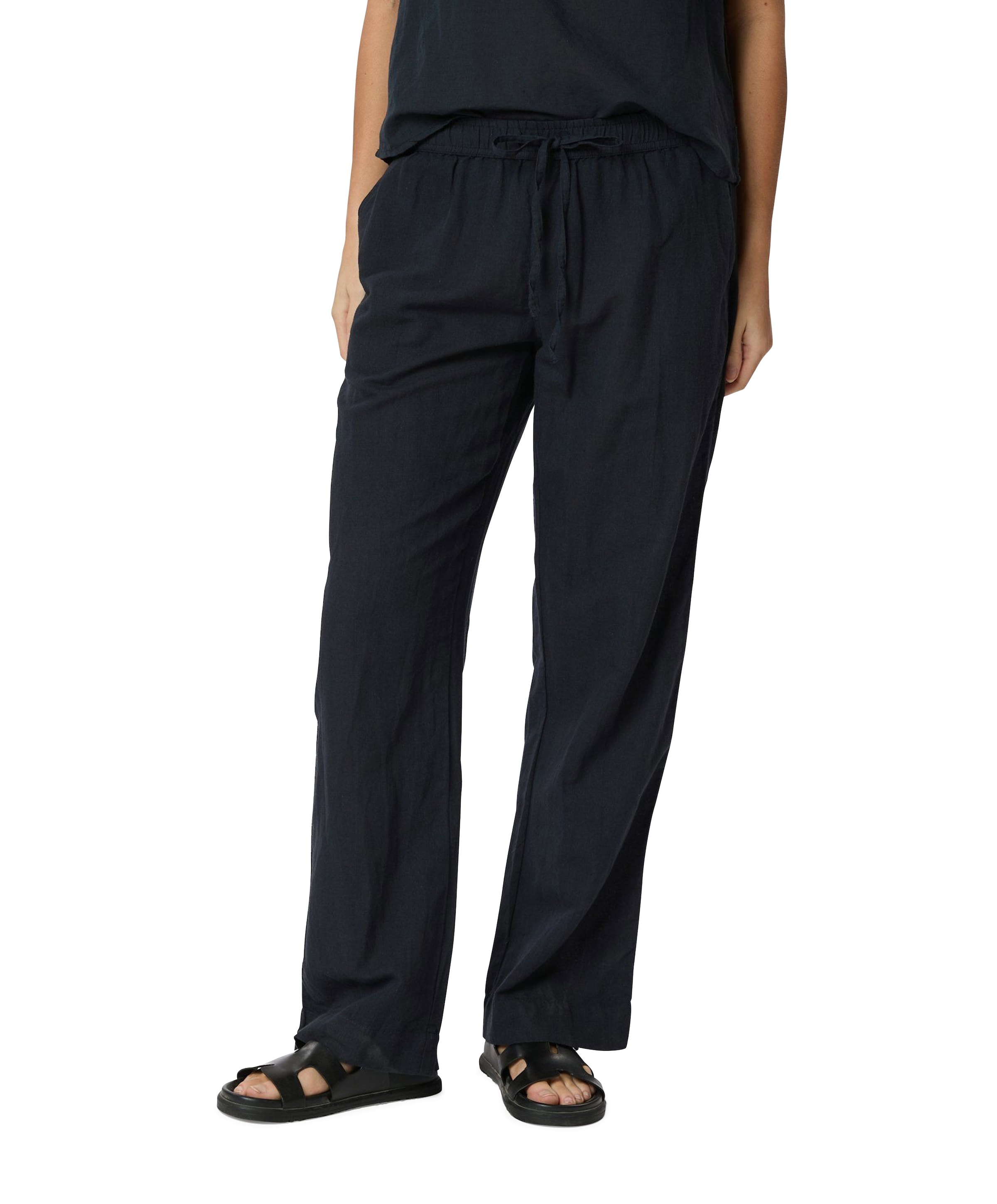 Neo Noir Sonar Linen Pants dames broek blauw
