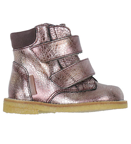Angulus Winterstiefel - Tex - Sunset/Aubergine Mit Futter/Klettb