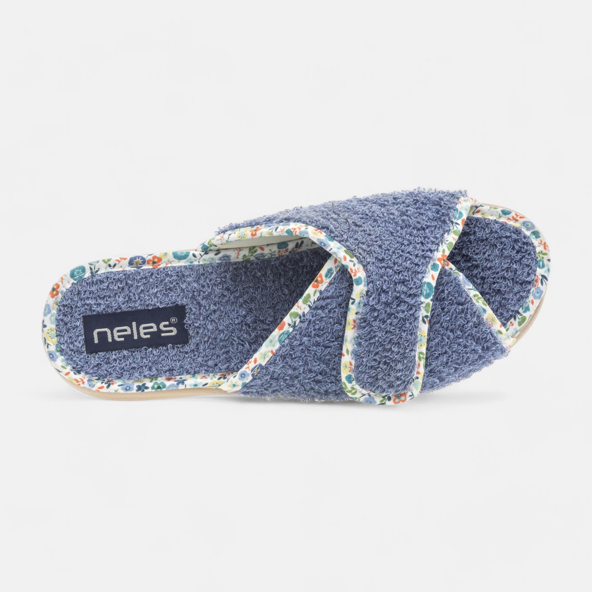 Pantoufles mules Femme bleu