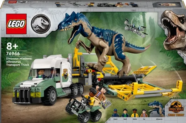 LEGO Jurassic World 76966 Dinosaurmissioner: Allosaurus-transportvogn