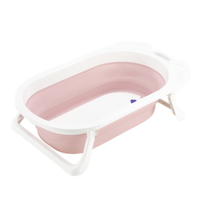 Babybadewannen faltbar rosa