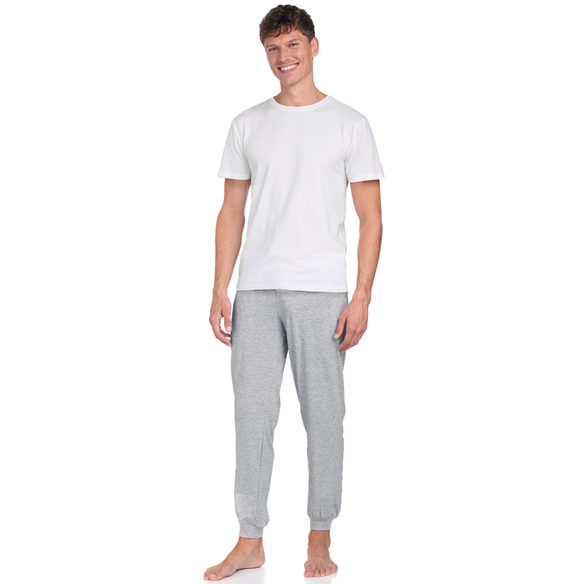 VanVaan 2 Herren T-Shirts mit Rundhalsausschnitt weiss