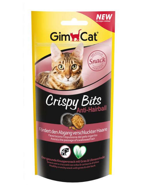 Gimcat Crispy Bits Anti-Hairball - Kattensnack - 40 g