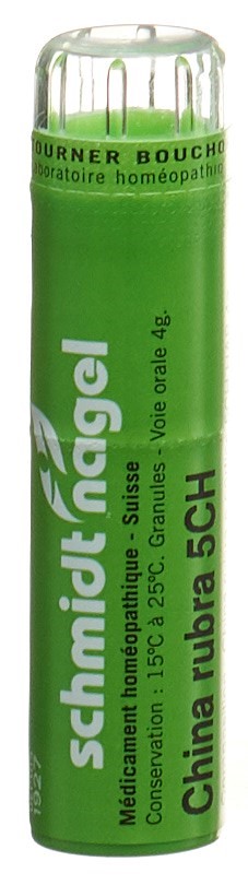 SCHMIDT-NAGEL China rubra 5 CH<br>4 g, Granulat