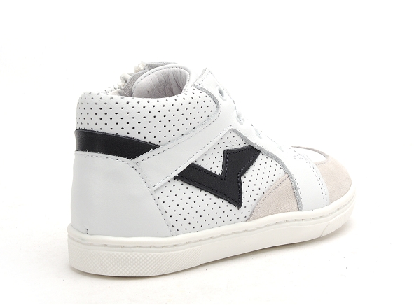 Gbb boots bottine bebe heddy blanc