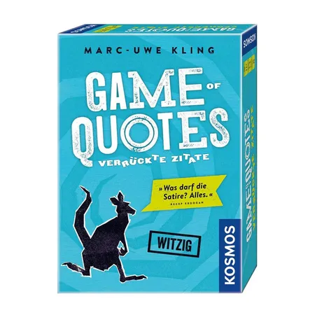 KOSMOS Marc-Uwe Kling Game Quotes