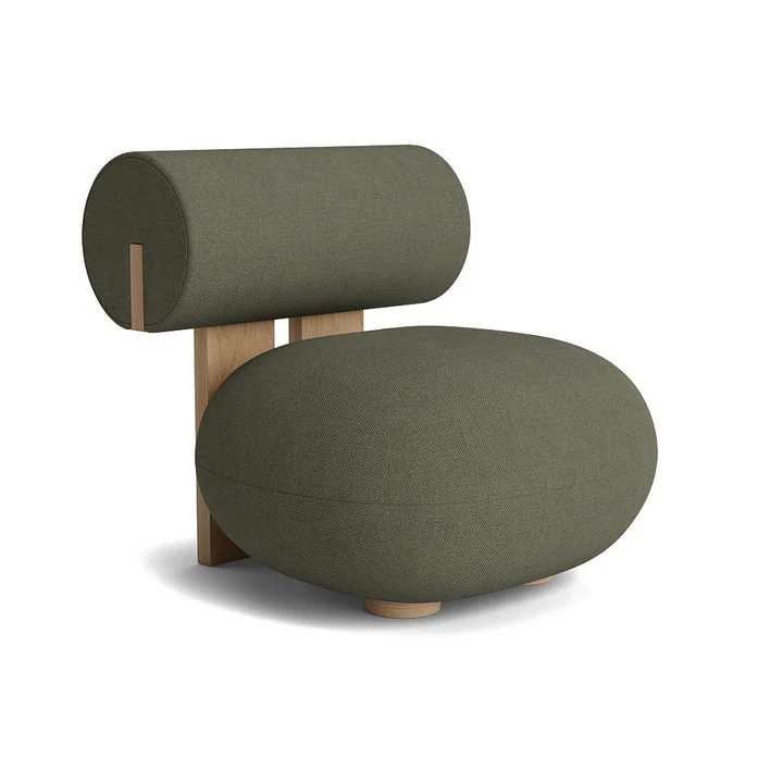Norr11 - Hippo Lounge Sessel, Eiche natur / Fiord - 961