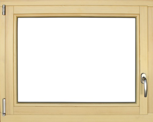 Houten raam, grenen, gelakt, 1000x800 mm, DIN links