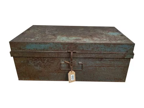 Valise en métal marron 76x45x30h