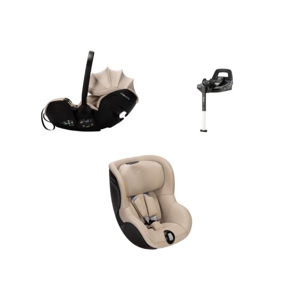 Dubatti by Römer Autostoeltje Babysafe Pro | Dubatti by Römer Autostoeltje Dualfix 5Z2 - Mushroom Gray | Vario Base 5Z by Dubatti
